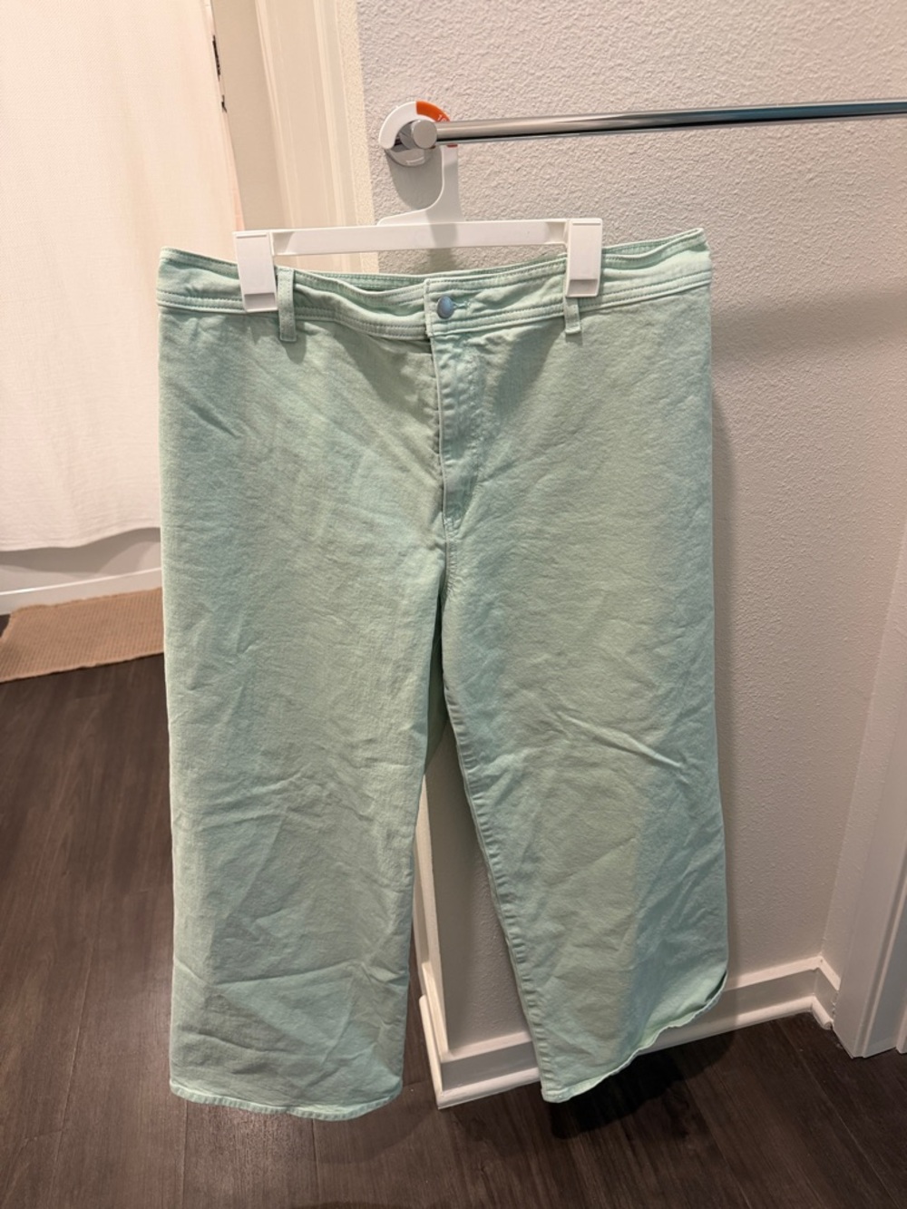 Target Women's Wide Leg Jeans Light Mint Green